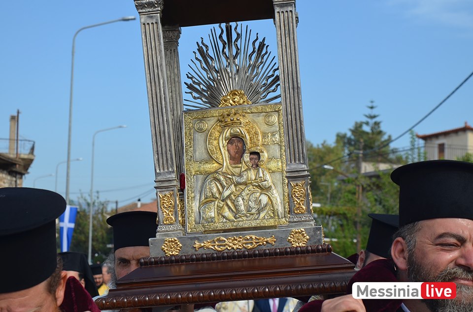 Η Μεσσήνη υποδέχτηκε την εικόνα της Παναγίας Βουλκανιώτισσας